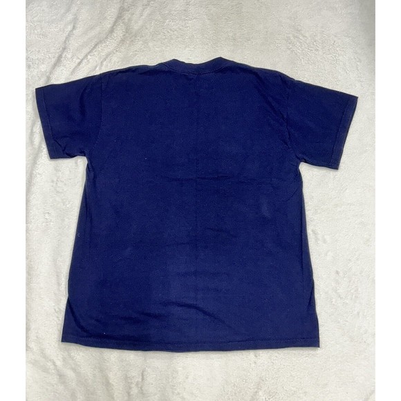 Vtg Y2K Dallas Cowboys NFL Navy Blue Logo Graphic T-Shirt Men’s Size Large - Picture 7 of 7